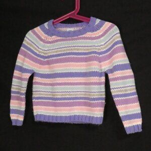 Y2K - OLD NAVY - Baby | 3T | Pastel Striped Knit Sweater